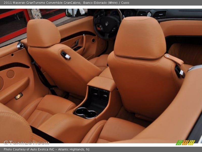 Bianco Eldorado (White) / Cuoio 2011 Maserati GranTurismo Convertible GranCabrio