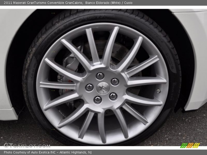 Bianco Eldorado (White) / Cuoio 2011 Maserati GranTurismo Convertible GranCabrio