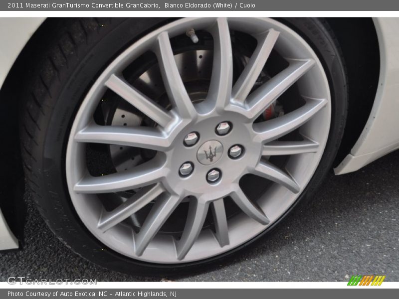 Bianco Eldorado (White) / Cuoio 2011 Maserati GranTurismo Convertible GranCabrio