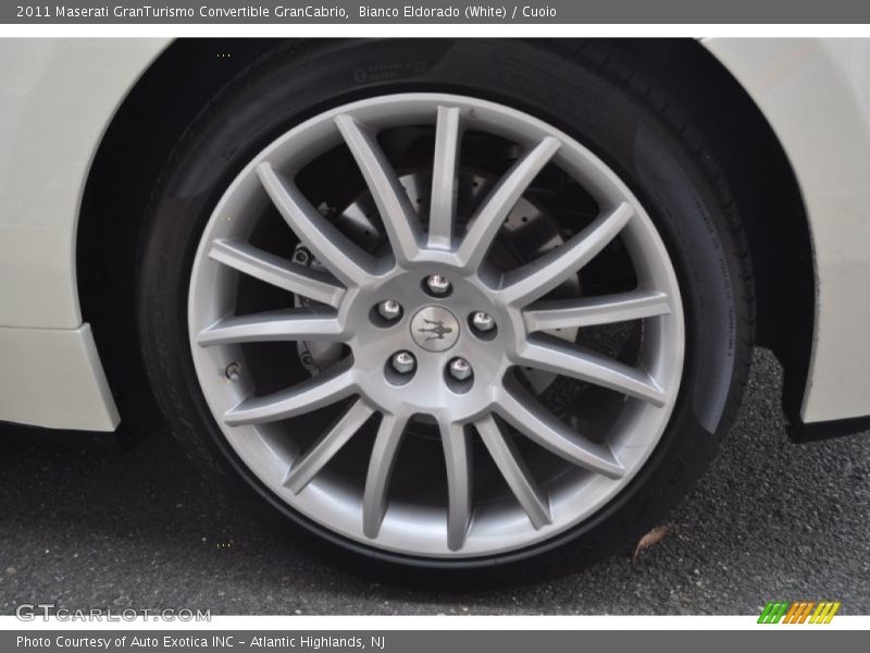 Bianco Eldorado (White) / Cuoio 2011 Maserati GranTurismo Convertible GranCabrio