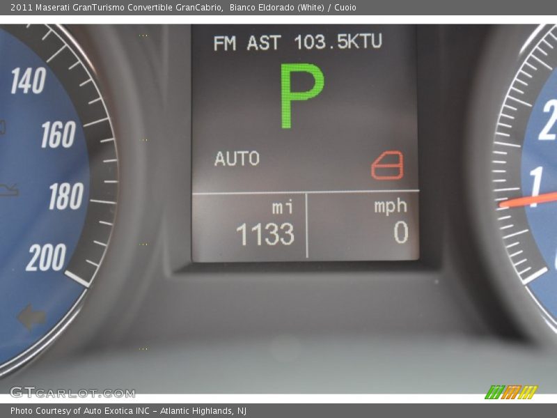 Bianco Eldorado (White) / Cuoio 2011 Maserati GranTurismo Convertible GranCabrio