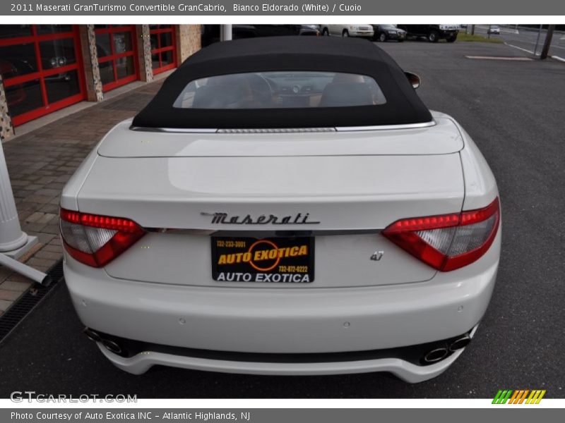 Bianco Eldorado (White) / Cuoio 2011 Maserati GranTurismo Convertible GranCabrio