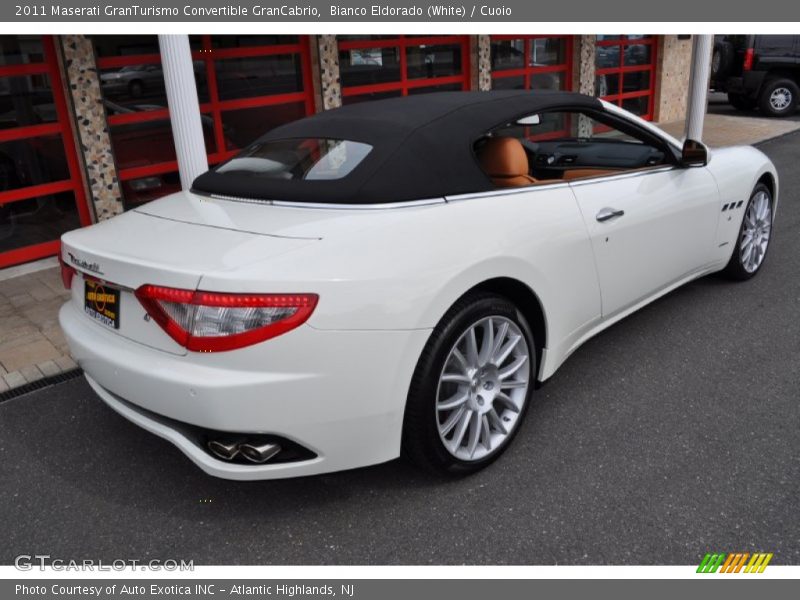 Bianco Eldorado (White) / Cuoio 2011 Maserati GranTurismo Convertible GranCabrio