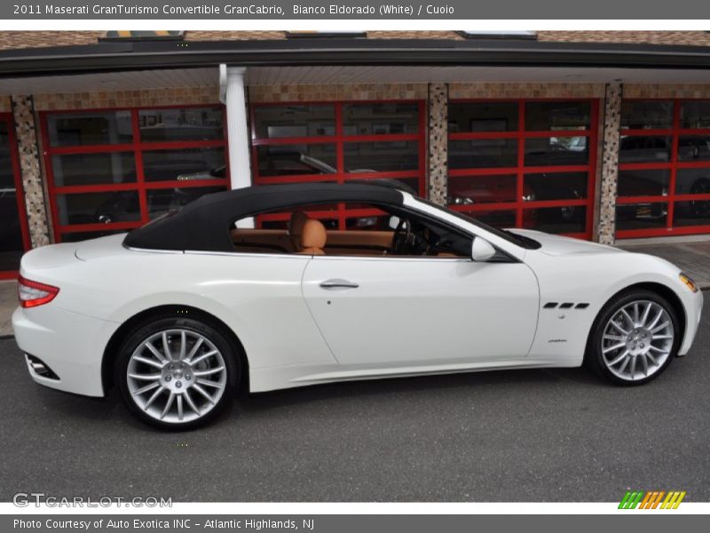 Bianco Eldorado (White) / Cuoio 2011 Maserati GranTurismo Convertible GranCabrio