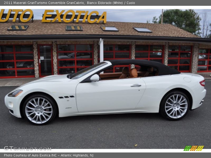 Bianco Eldorado (White) / Cuoio 2011 Maserati GranTurismo Convertible GranCabrio