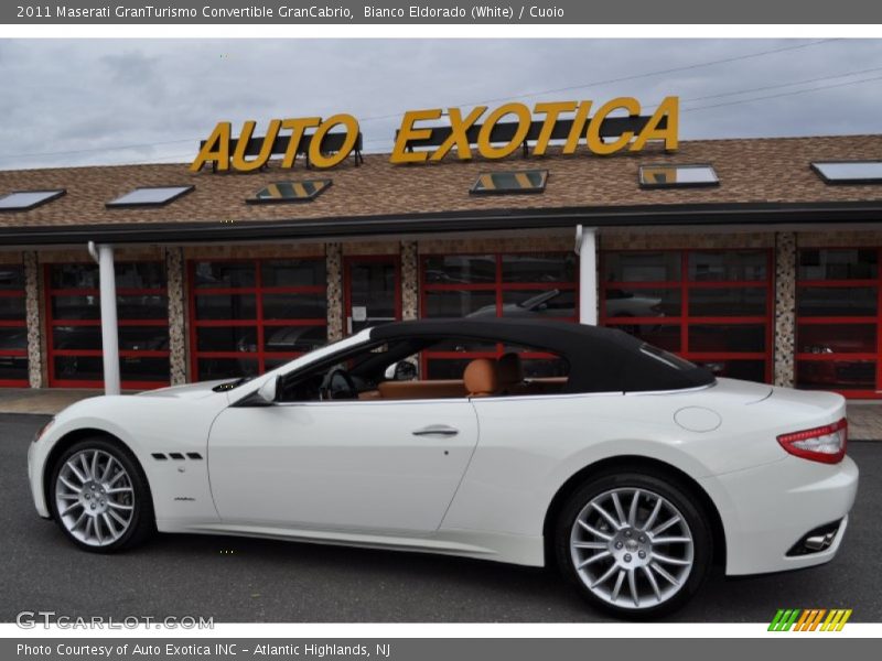 Bianco Eldorado (White) / Cuoio 2011 Maserati GranTurismo Convertible GranCabrio