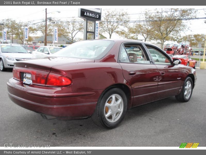 Bordeaux Red Pearl / Taupe 2001 Buick Regal LS