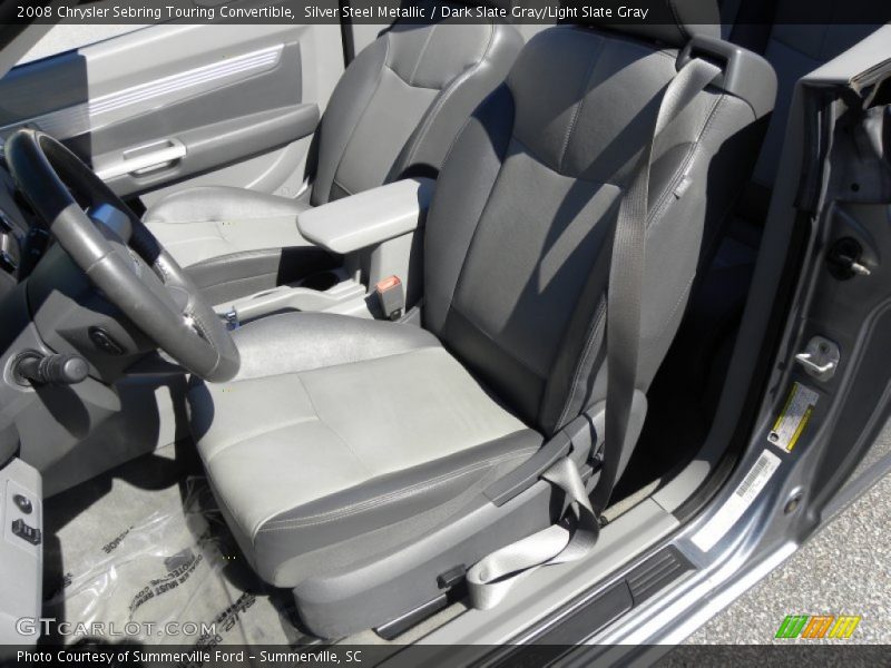 Silver Steel Metallic / Dark Slate Gray/Light Slate Gray 2008 Chrysler Sebring Touring Convertible