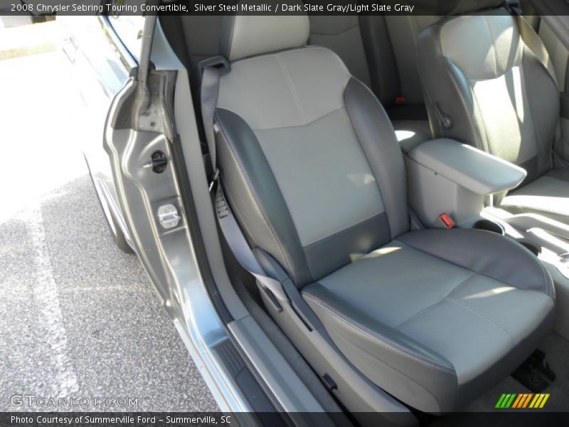 Silver Steel Metallic / Dark Slate Gray/Light Slate Gray 2008 Chrysler Sebring Touring Convertible