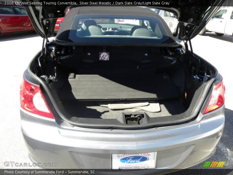 Silver Steel Metallic / Dark Slate Gray/Light Slate Gray 2008 Chrysler Sebring Touring Convertible