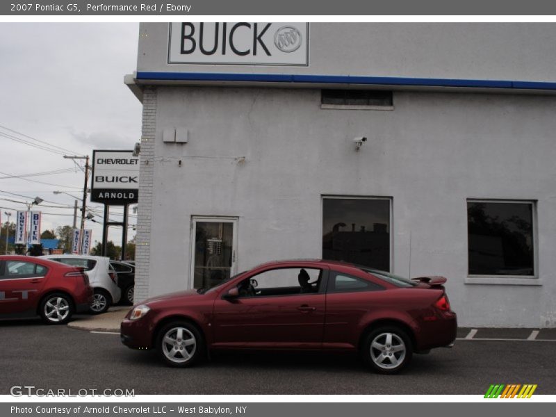 Performance Red / Ebony 2007 Pontiac G5