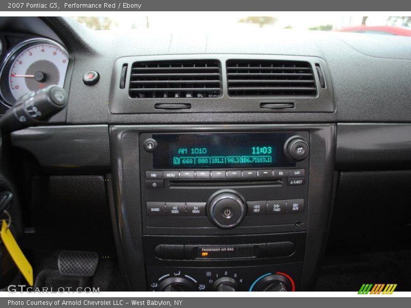 Performance Red / Ebony 2007 Pontiac G5