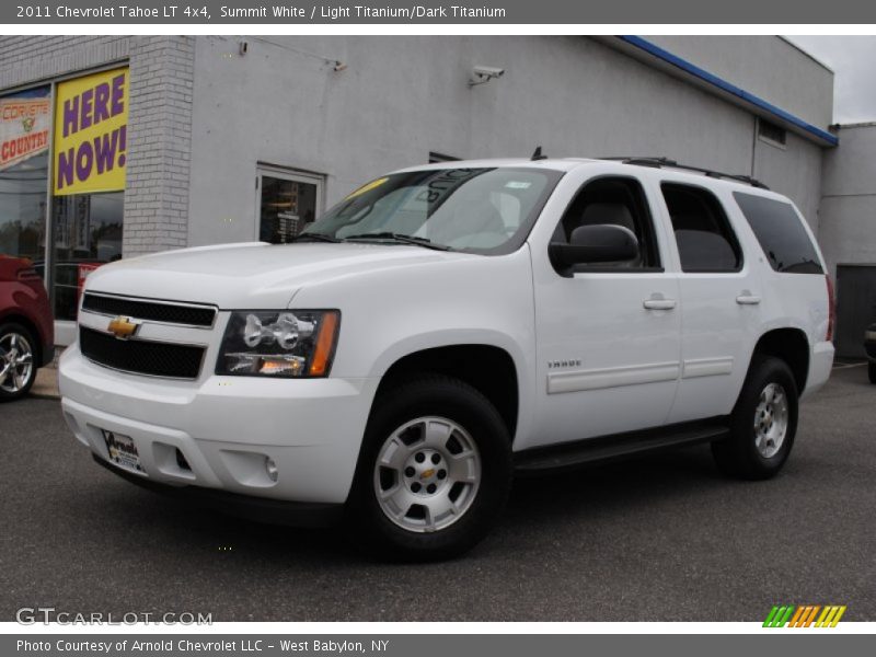 Summit White / Light Titanium/Dark Titanium 2011 Chevrolet Tahoe LT 4x4