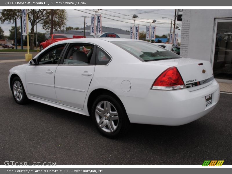 Summit White / Gray 2011 Chevrolet Impala LT