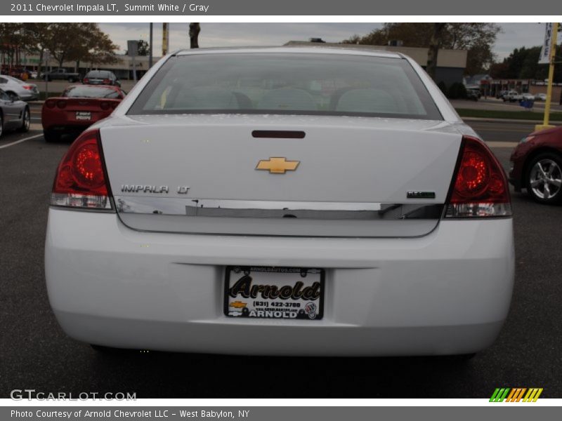 Summit White / Gray 2011 Chevrolet Impala LT