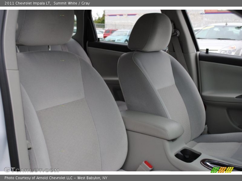 Summit White / Gray 2011 Chevrolet Impala LT