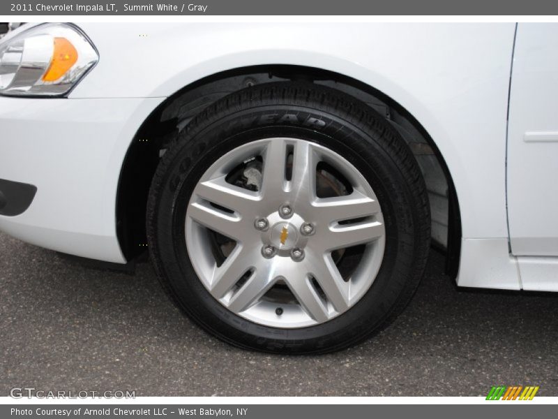 Summit White / Gray 2011 Chevrolet Impala LT