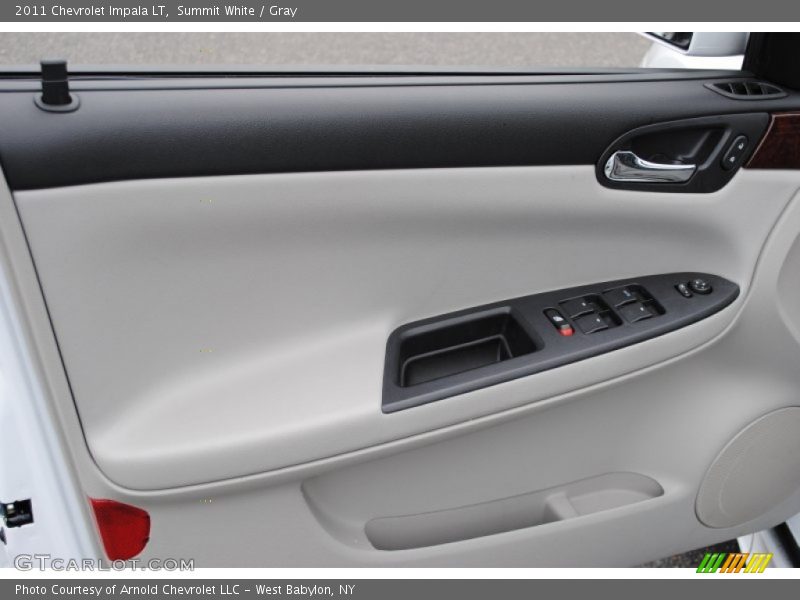 Summit White / Gray 2011 Chevrolet Impala LT