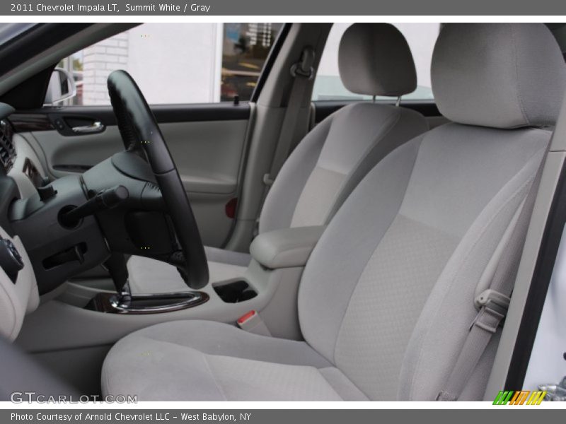 Summit White / Gray 2011 Chevrolet Impala LT