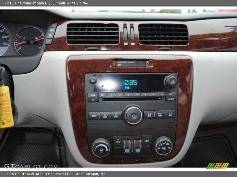 Summit White / Gray 2011 Chevrolet Impala LT