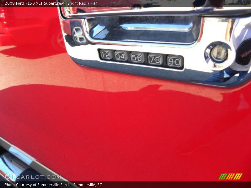 Bright Red / Tan 2008 Ford F150 XLT SuperCrew