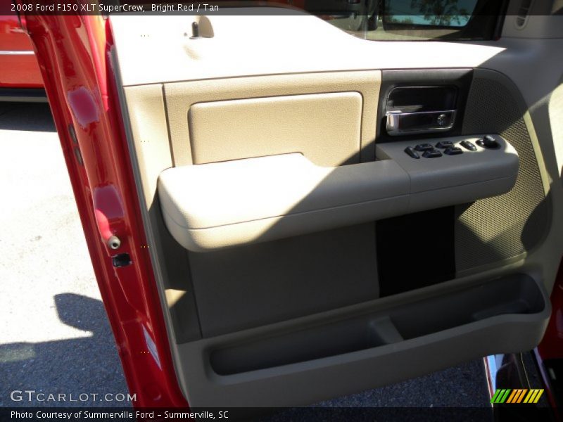 Bright Red / Tan 2008 Ford F150 XLT SuperCrew