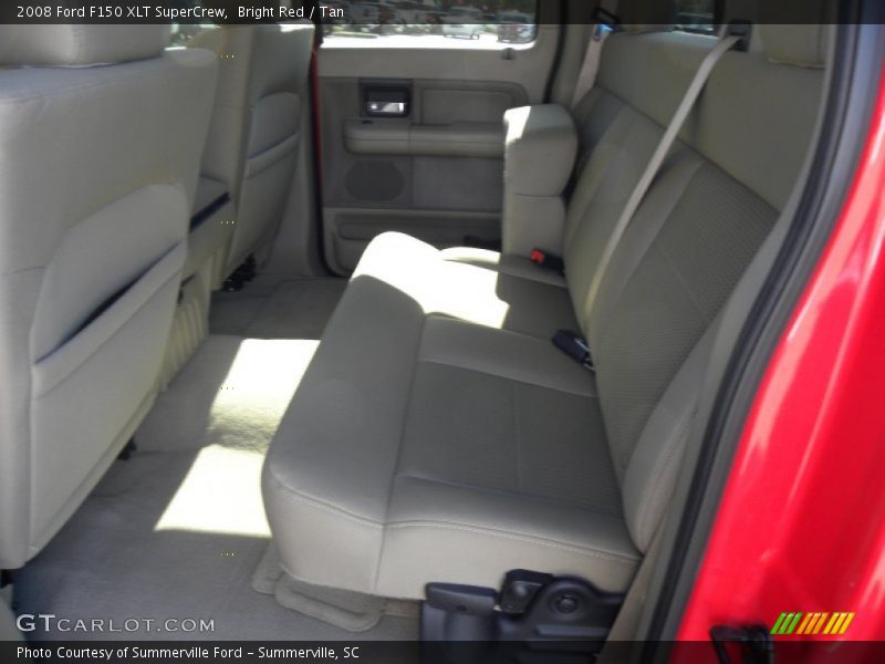 Bright Red / Tan 2008 Ford F150 XLT SuperCrew