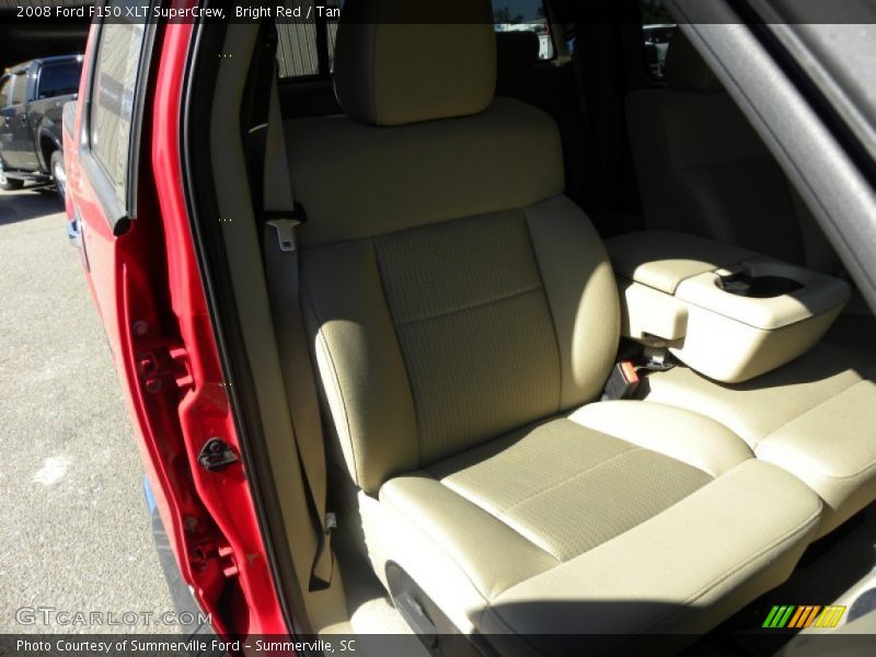 Bright Red / Tan 2008 Ford F150 XLT SuperCrew
