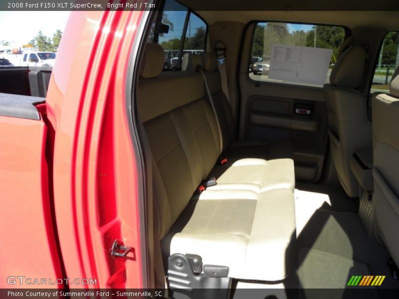 Bright Red / Tan 2008 Ford F150 XLT SuperCrew