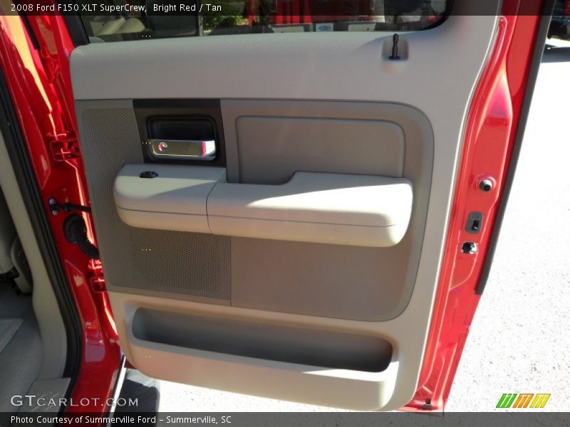Bright Red / Tan 2008 Ford F150 XLT SuperCrew
