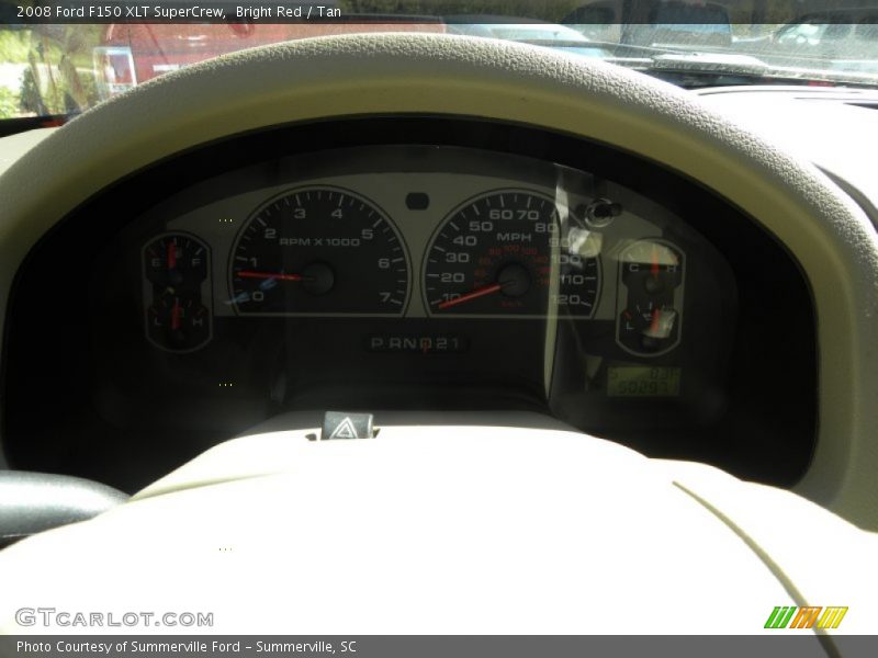Bright Red / Tan 2008 Ford F150 XLT SuperCrew