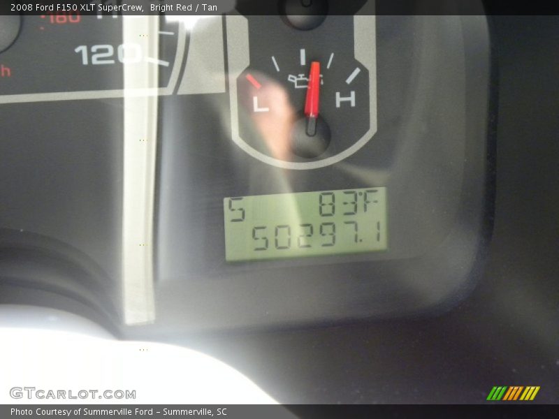 Bright Red / Tan 2008 Ford F150 XLT SuperCrew