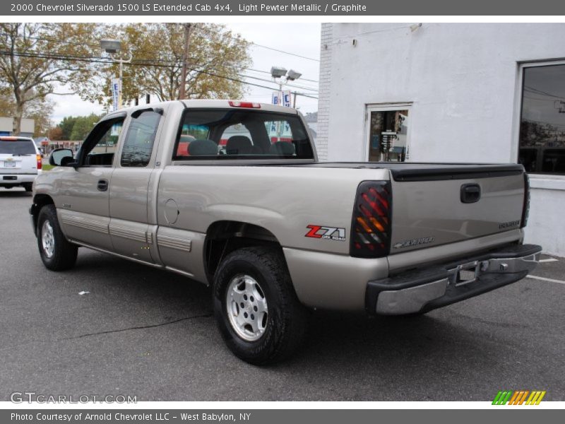  2000 Silverado 1500 LS Extended Cab 4x4 Light Pewter Metallic