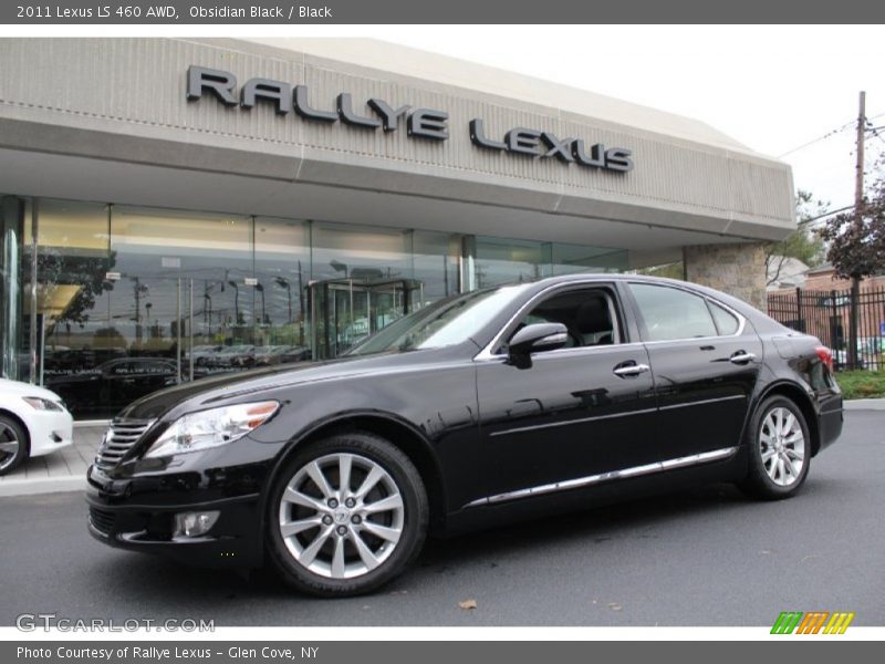 Obsidian Black / Black 2011 Lexus LS 460 AWD