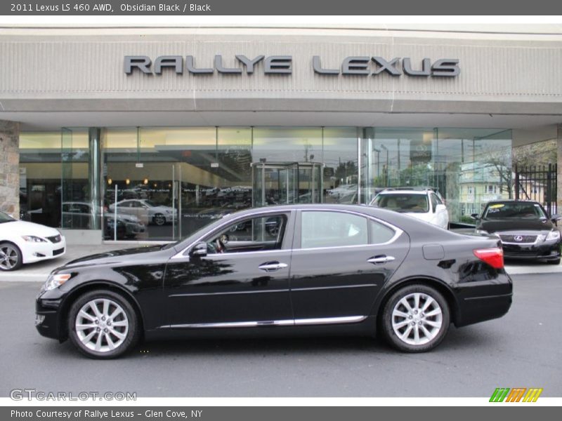 Obsidian Black / Black 2011 Lexus LS 460 AWD