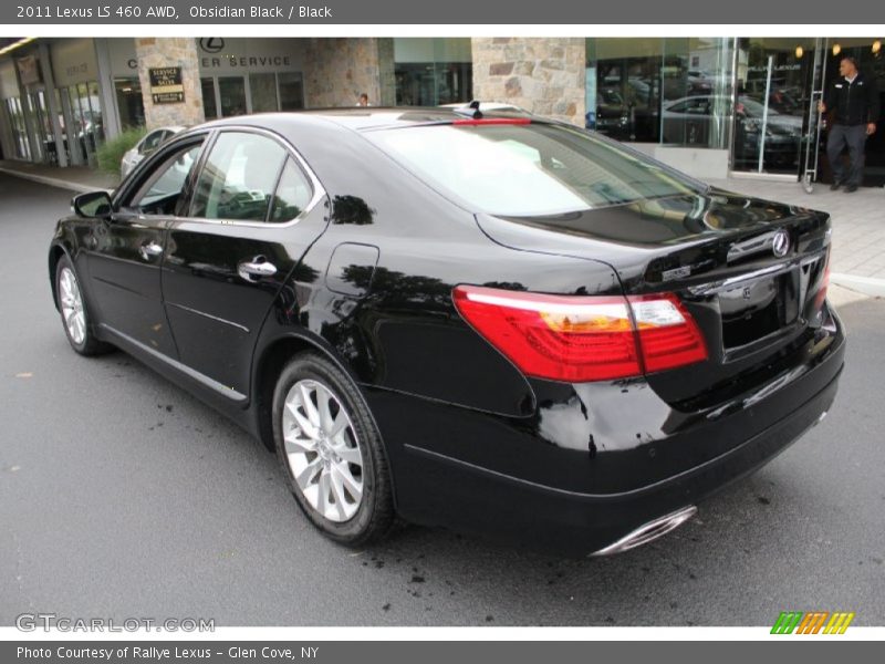 Obsidian Black / Black 2011 Lexus LS 460 AWD