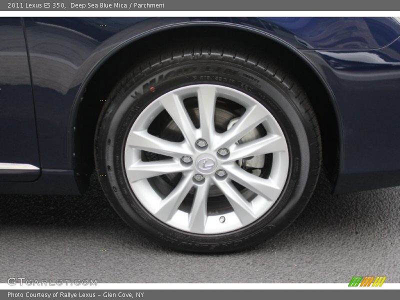 Deep Sea Blue Mica / Parchment 2011 Lexus ES 350