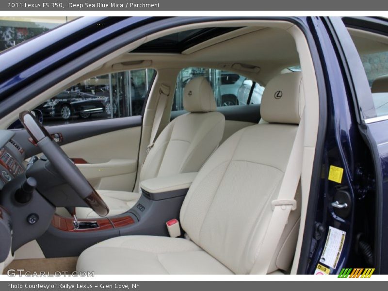 Deep Sea Blue Mica / Parchment 2011 Lexus ES 350