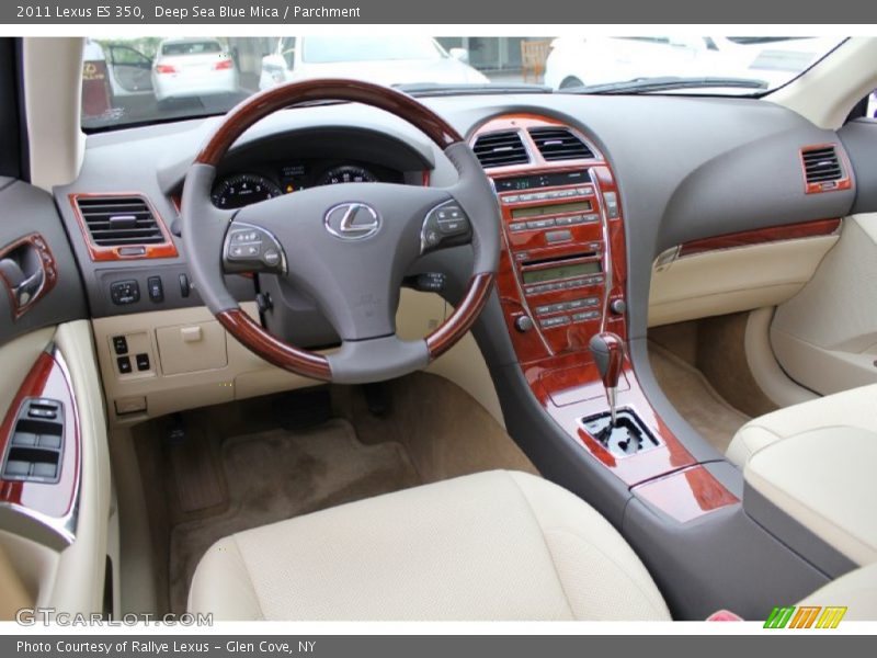 Deep Sea Blue Mica / Parchment 2011 Lexus ES 350