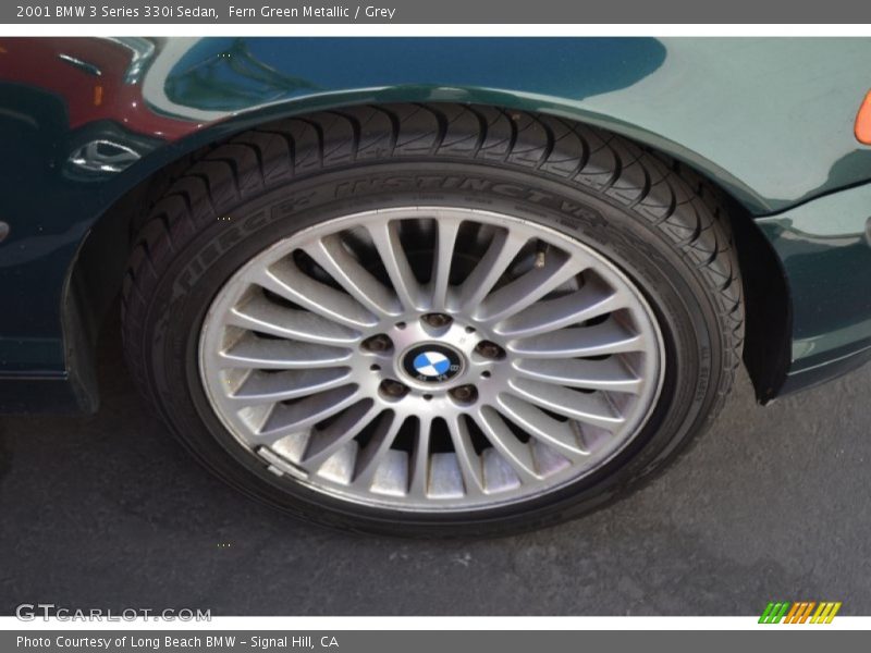 Fern Green Metallic / Grey 2001 BMW 3 Series 330i Sedan