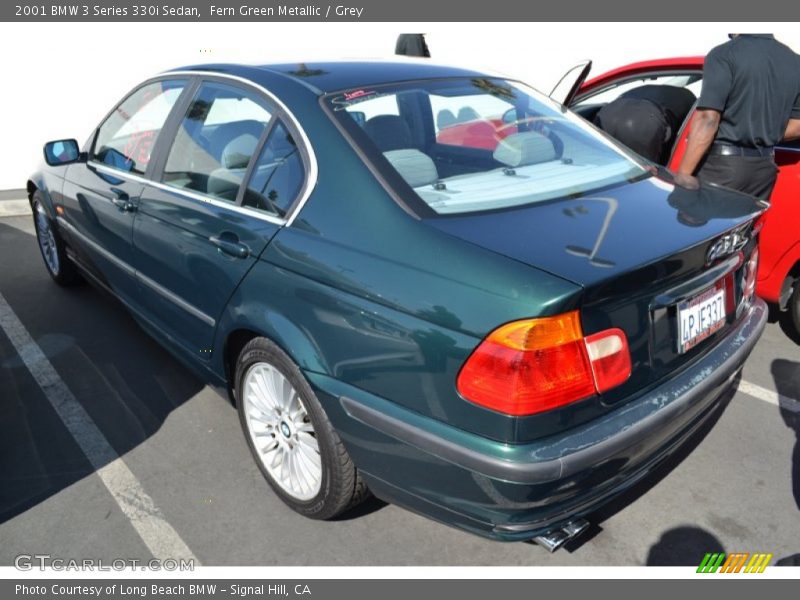 Fern Green Metallic / Grey 2001 BMW 3 Series 330i Sedan