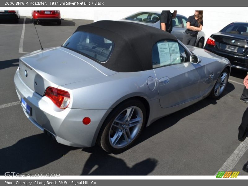 Titanium Silver Metallic / Black 2006 BMW M Roadster