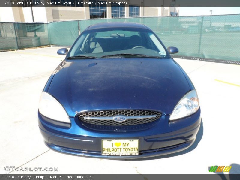 Medium Royal Blue Metallic / Medium Graphite 2000 Ford Taurus SES