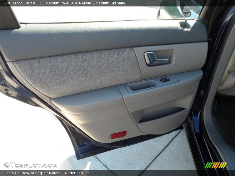 Medium Royal Blue Metallic / Medium Graphite 2000 Ford Taurus SES