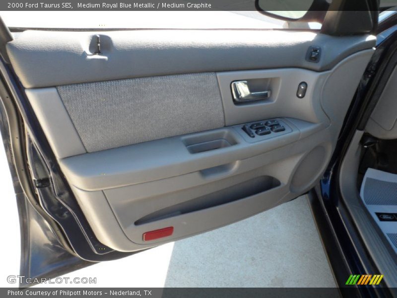 Medium Royal Blue Metallic / Medium Graphite 2000 Ford Taurus SES