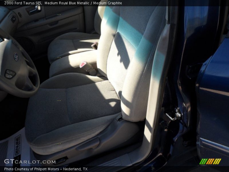 Medium Royal Blue Metallic / Medium Graphite 2000 Ford Taurus SES