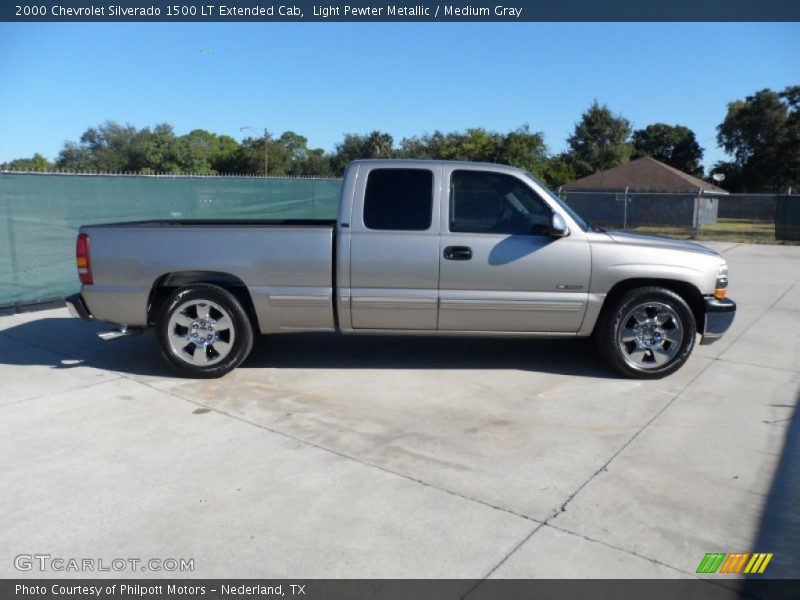 Light Pewter Metallic / Medium Gray 2000 Chevrolet Silverado 1500 LT Extended Cab