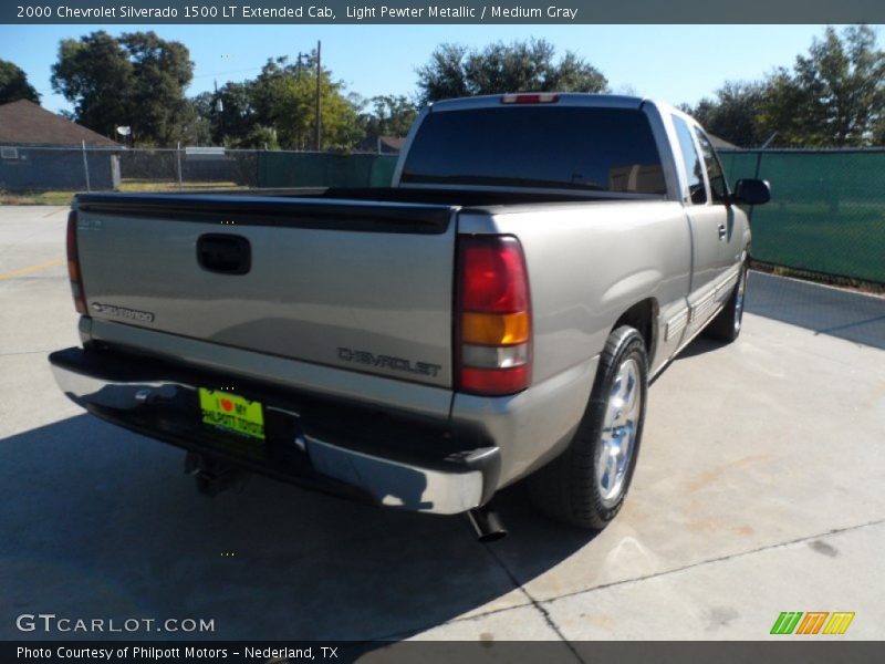 Light Pewter Metallic / Medium Gray 2000 Chevrolet Silverado 1500 LT Extended Cab
