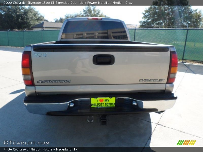 Light Pewter Metallic / Medium Gray 2000 Chevrolet Silverado 1500 LT Extended Cab