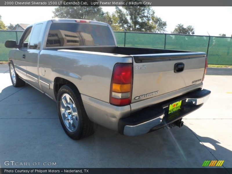 Light Pewter Metallic / Medium Gray 2000 Chevrolet Silverado 1500 LT Extended Cab